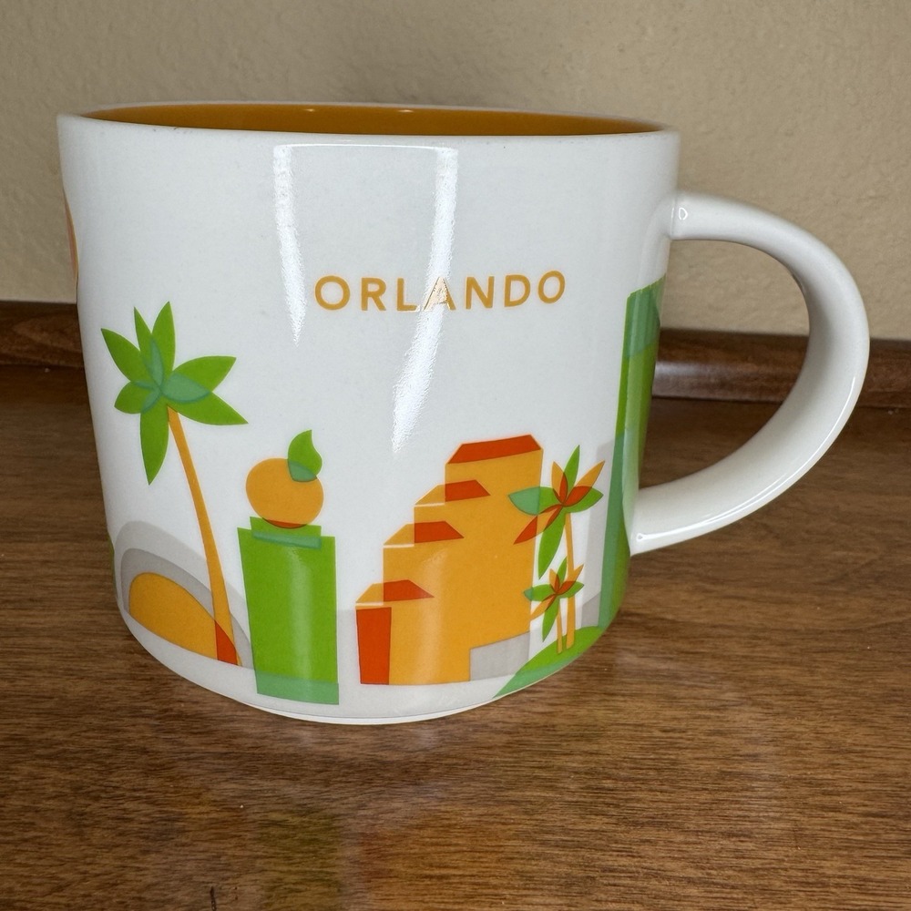 Starbucks Orlando FL‎ You Are Here Series Collection 14oz Coffee Tea Mug Cup